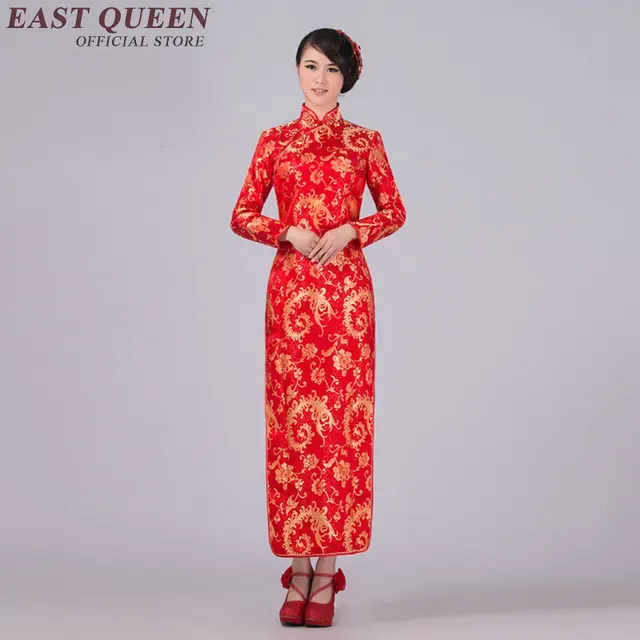 long sleeve cheongsam chinese