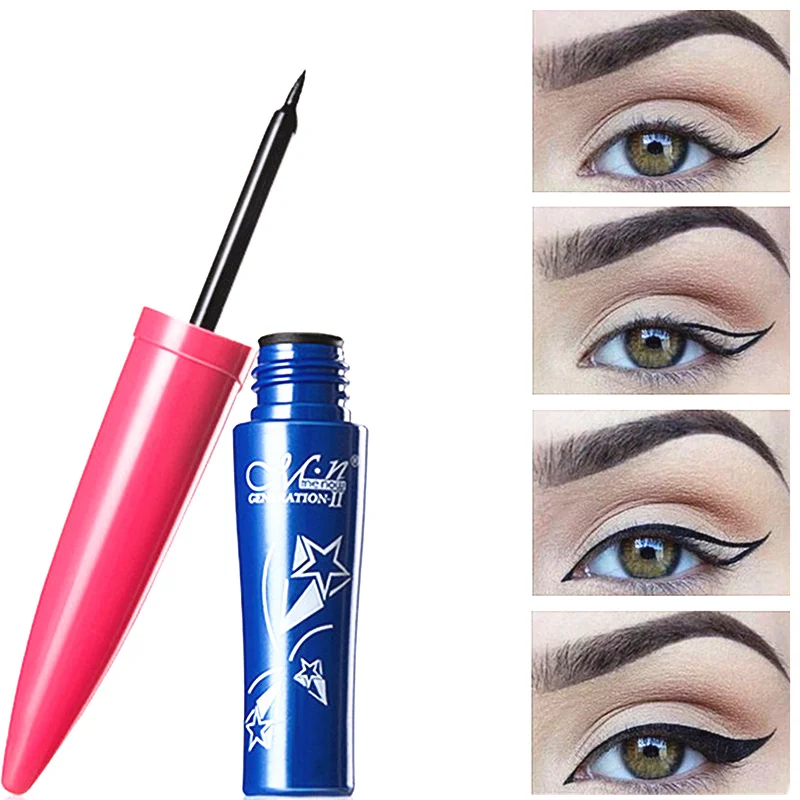 Brand Eyes Cosmetic Beauty Black Liquid Eyeliner Long Lasting No
