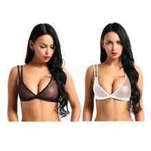 Женское нижнее белье бикини топы с двойным ремешком без рукавов перспективный бюстгальтер без косточек топ бюстгальтер сексуальное нижнее белье Бюстье