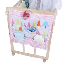 55*52 см мультфильм детские комнаты висячая сумка для хранения детская кроватка кровать органайзер для кроватки игрушка карман для пеленок для новорожденных Детская кроватка набор