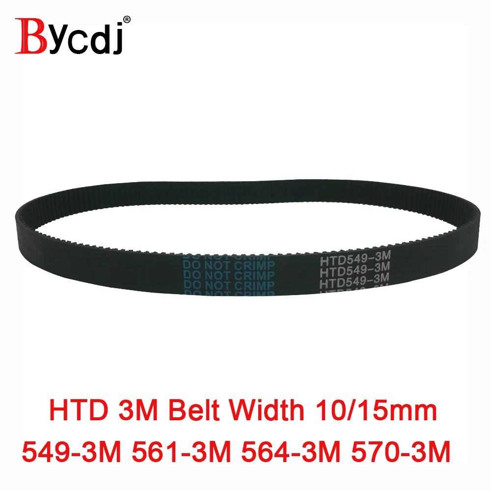 

Arc HTD 3M Timing belt C=549 561 564 570 width 10/15mm Teeth183 187 188 190 HTD3M synchronous pulle 549-3M 561-3M 564-3M 570-3M