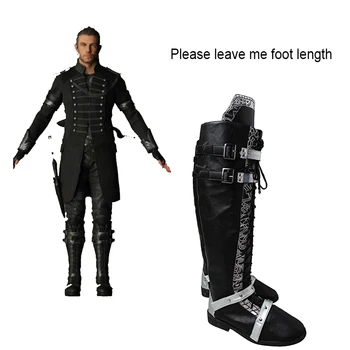 

Kingsglaive Final Fantasy XV Nyx Ulric Cosplay Boots Movie Superhero Black Shoes Adult Men Cosplay Costume Accessories Halloween