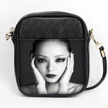 

Custom Namie Amuro fashion Sling Bag Women Sling Shoulder Bags Leather Mini Girls Tote Party Bag DIY Sling Bag