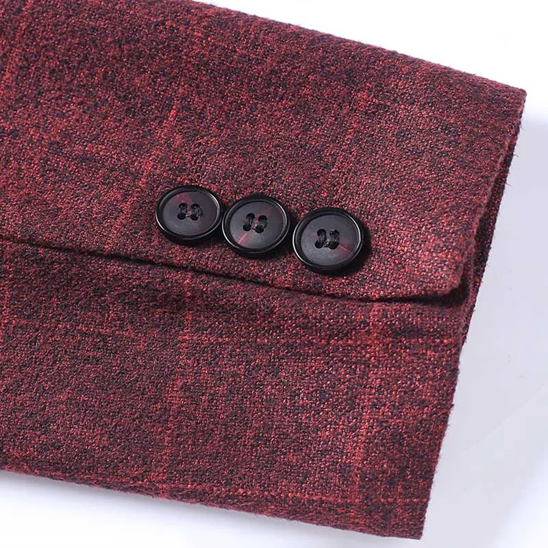 Men'S Suit High Quality Men'S Business Casual Single-Breasted Suits Men'S Simple Fashion Trend Wild Single West