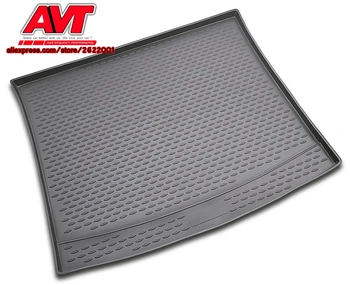

Trunk mats for Volkswagen Caddy 2007- 1 pcs rubber rugs non slip rubber interior car styling accessories