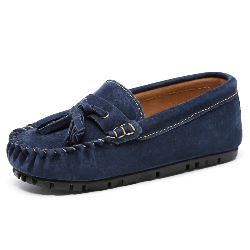 Children Loafers Leather Shoes Summer Kids Casual Shoe Breathable Boys Girls Moccasins Breathable Genuine Leather