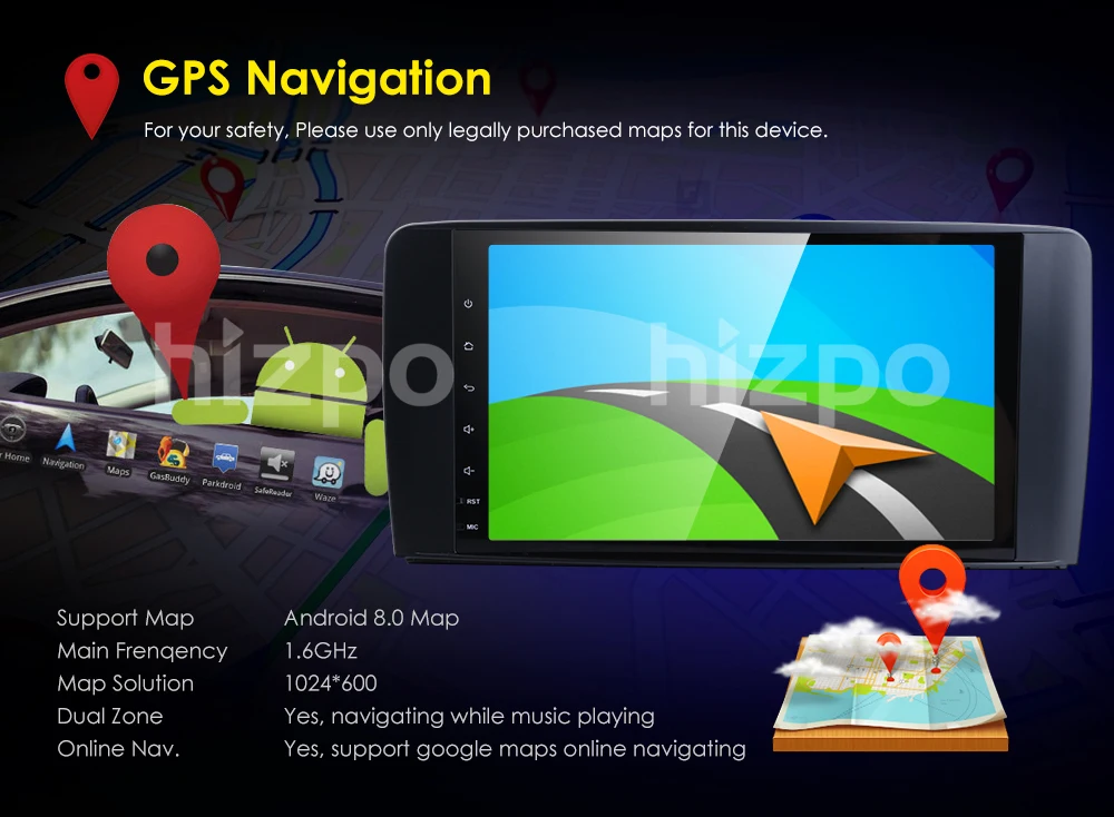 Excellent Hizpo Android 8.0 2 din Car Radio Car Multimedia For Mercedes ML W164 GL X164 ML350 ML500 GL320 Head unit Audio Screen Wifi 4GB 10 Excellent Hizpo Android 8.0 2 din Car Radio Car Multimedia For Mercedes ML W164 GL X164 ML350 ML500 GL320 Head unit Audio Screen Wifi 4GB 10