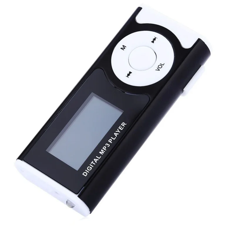 

Mini MP3 Supports 8GB Micro SD Clips LCD Screen mp3 Player Sports Portable mp3 Music Player Media Player