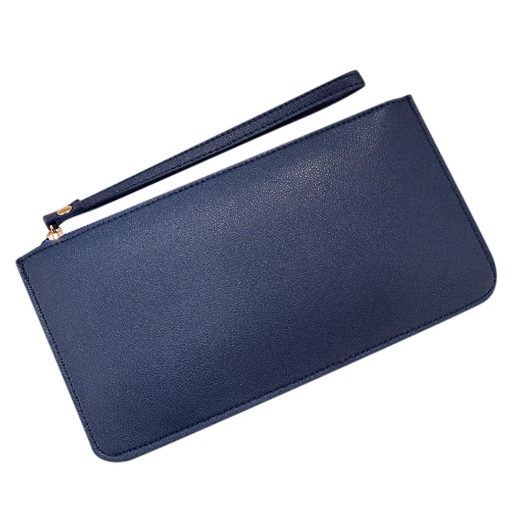Женский Длинный модный контрастный цвет большая емкость кошелек держатель для карт сумка в женский кошелек