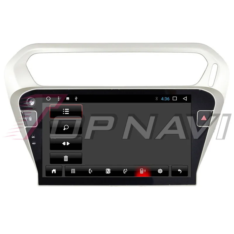 Discount Autoradio 10.1" Android 8.1 Octa Core Car GPS Navigation For Peugeot 301 2014 Stereo Auto Radio Multimedia Audio NO DVD 2 din 4