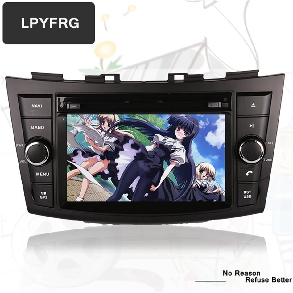 Cheap 7" Android 9.0 Car GPS Player for Suzuki Swift 2011-2016 with Octa Core 4GB Ram Auto Radio Multimedia GPS NAVI 3/4G LTE Audio 1