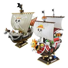 Anime uma peça mil sunny & meryl barco pirata navio figura pvc figura de ação brinquedos collectible modelo brinquedo presentes