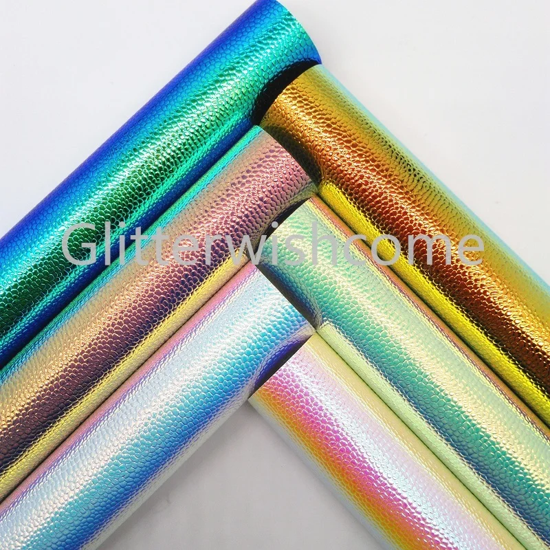 

Glitterwishcome 21X29CM A4 Size Vinyl For Bows Embossed Caviar Leather Fabirc Faux Leather Sheets for Bows, GM288A