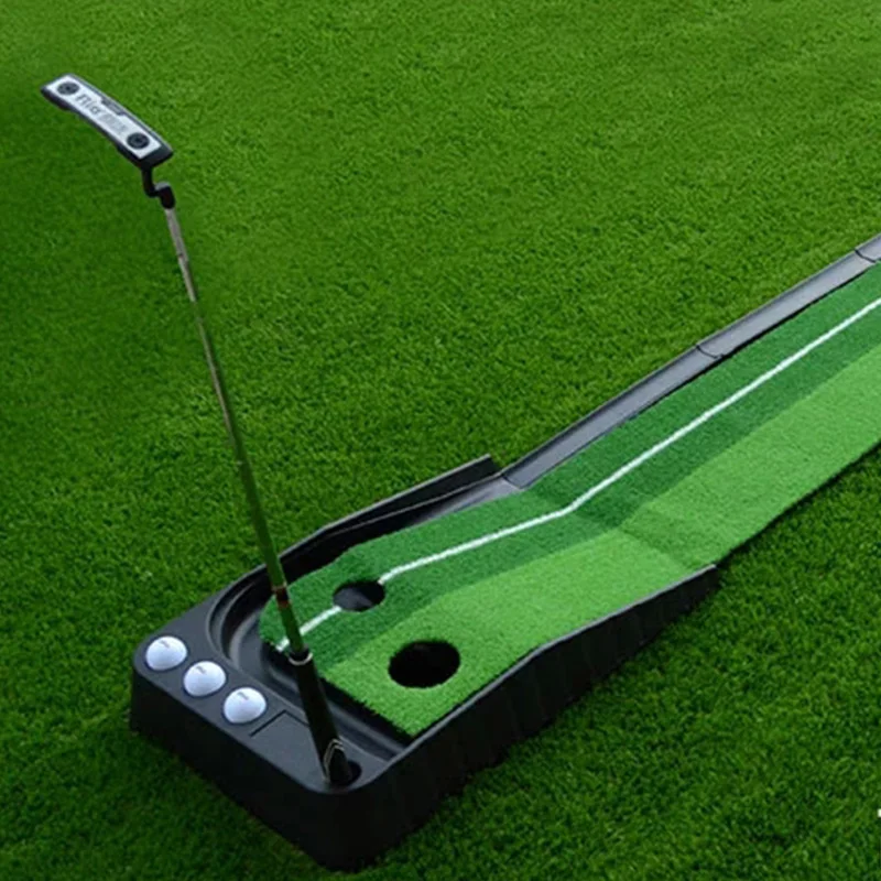 Высококачественный возвращающийся мяч Pratice Putter Крытый гольф зеленый положить зеленый