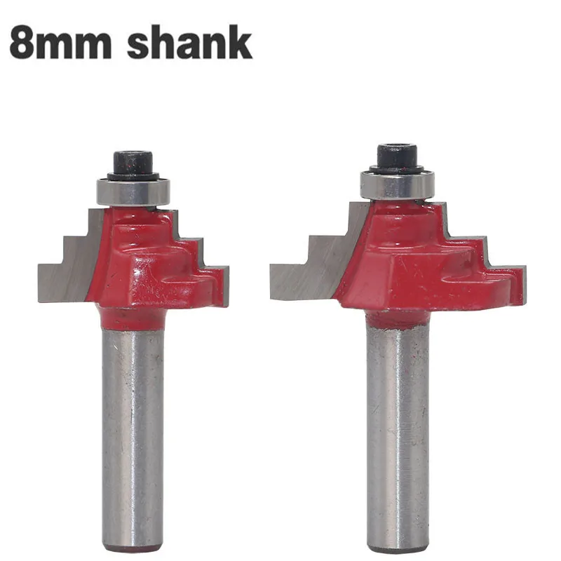 

1pc 8mm Shank Faux Panel Ogee Tipped Wood Router Bit Tungsten Cobalt Alloy Flat End Mills Router Bits Ror Wood Cheap Price