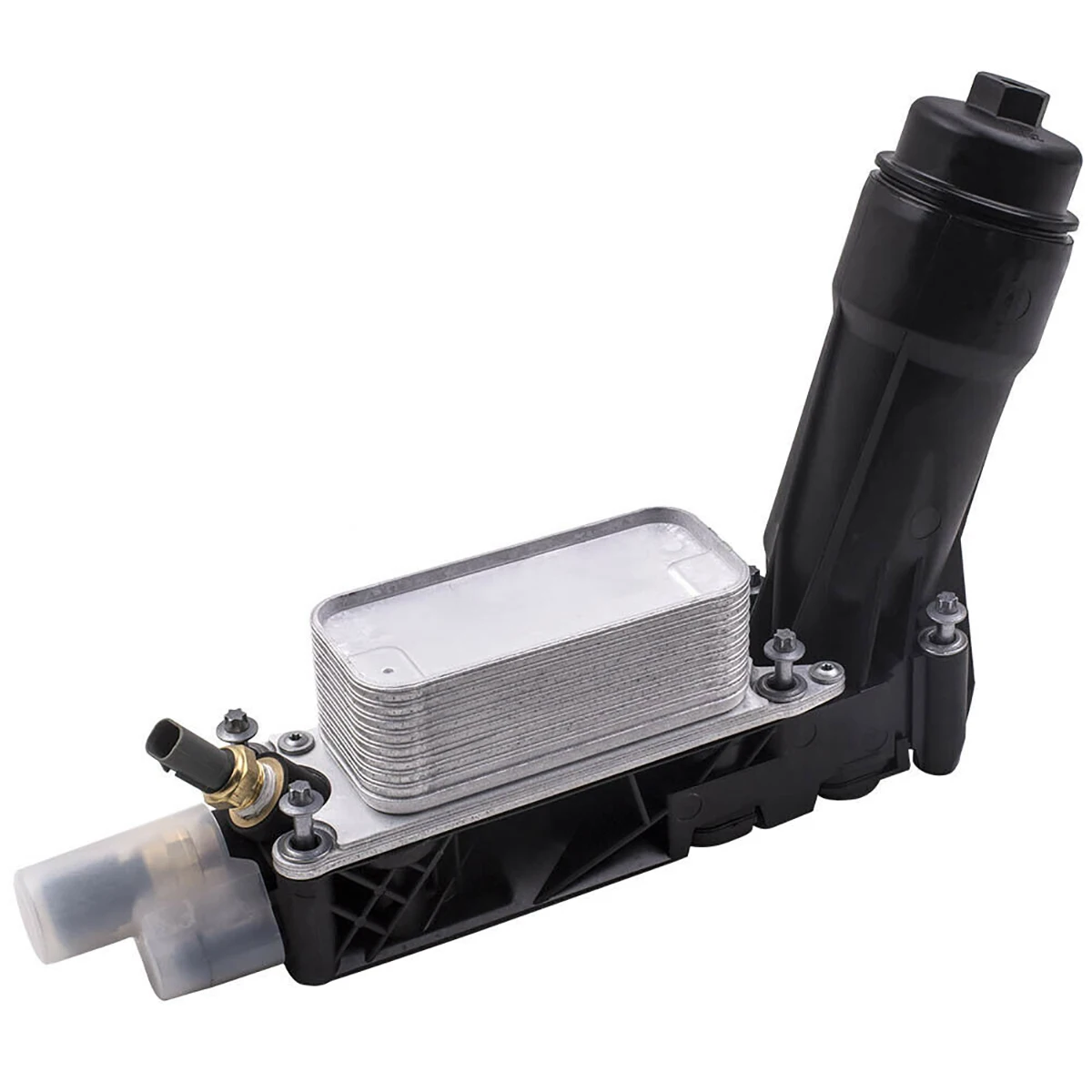 

Car Oil Cooler Filter Housing W/ 2 Sensors For Jee p Dodg e Chrysler Ram 3.6L V6 5184294AE 5184294AD 5184294AC Engine Oil Cooler