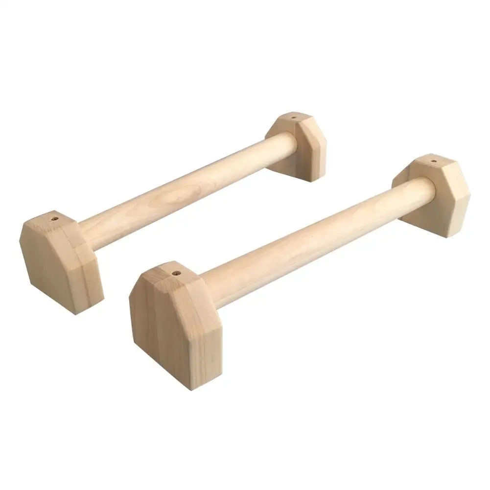 New Style 50CM H Shaped Wooden Calisthenics Handstand Personalized Bar Double Rod Push-Up Stand