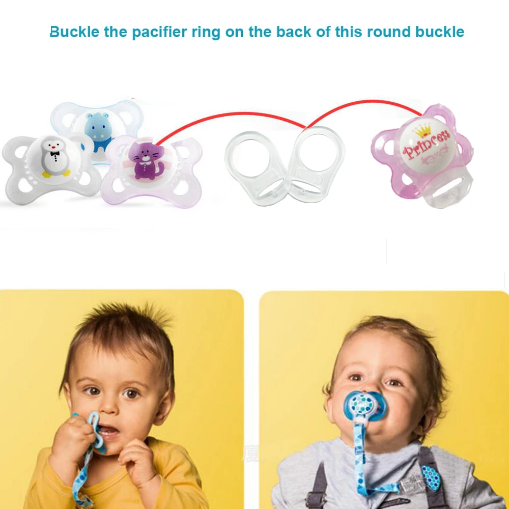 Suporte para Nuk Adaptador Anéis Manequim Chupeta Bpa Livre Silicone Bebê Titular Clipe Cadeia Guardanapo 30 Pcs Mam 10 Mamãe e Bebê