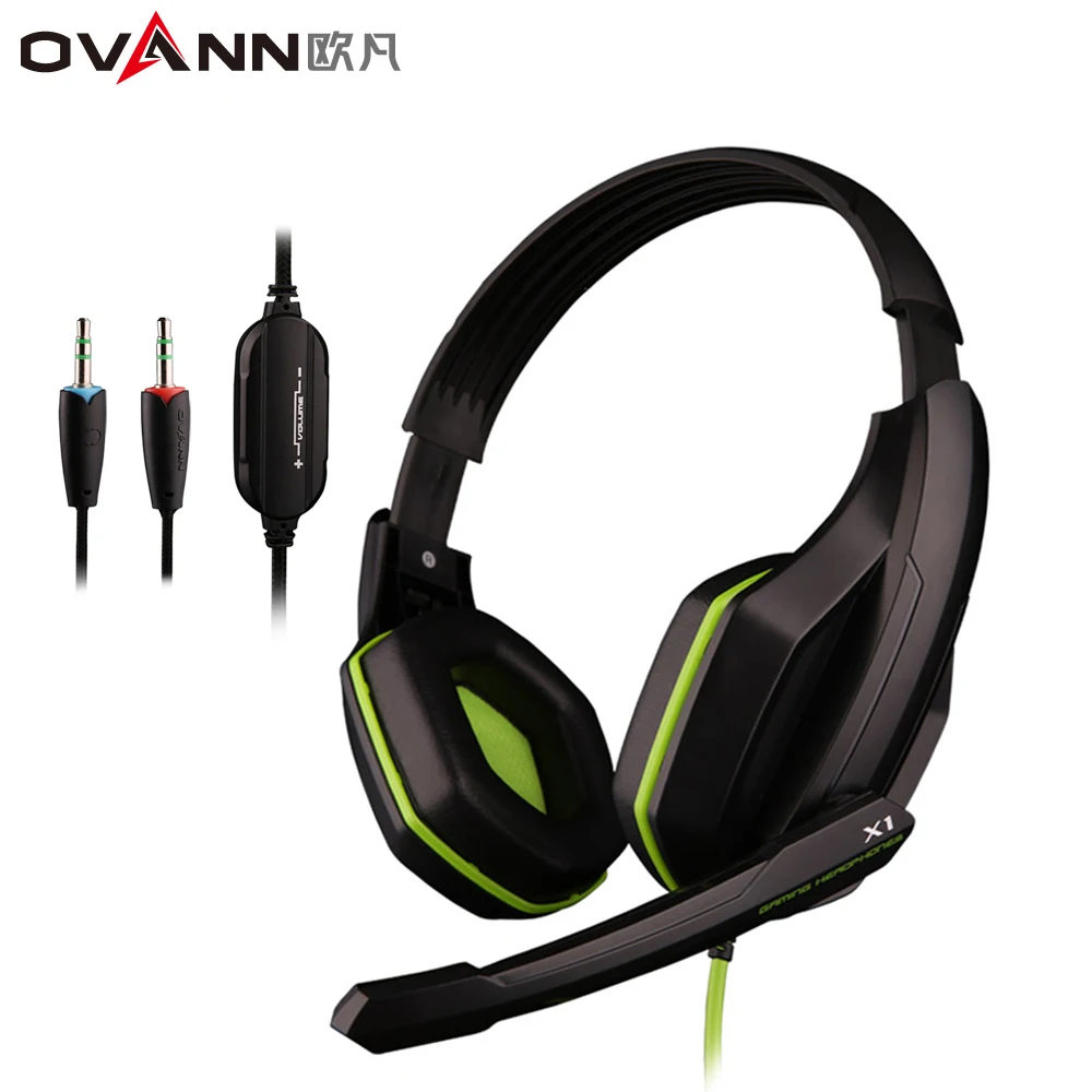 

Glylezee Gaming Headset 3.5mm Wired Surround Stereo Noise Isolation Gaming Headphones with Mic Volume Control for PC Computer