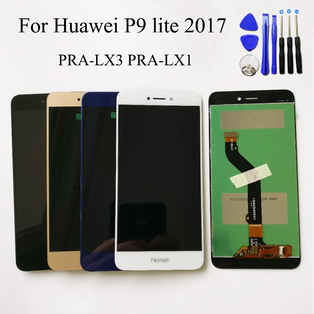 

100% Test High Quality 5.2 inch For Huawei P9 lite 2017 PRA-LX3 PRA-LX1 LCD Display + Touch Screen Digitizer Assembly With Tools