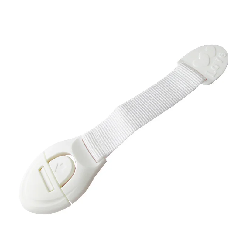 10pcs/Lot Drawer Door Cabinet Cupboard Toilet Safety Locks Baby Kids Safety Care Plastic Locks Straps Infant Baby Protection