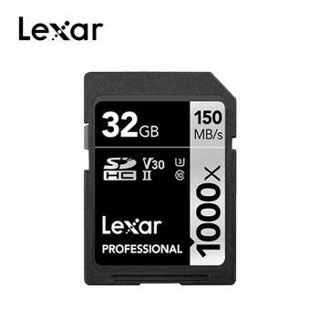

Original Lexar 128GB SD Card 1000x UHS-II U3 SDHC SDXC 32GB Memory Card 16GB 64GB Carte SD 150MB/s Class10 cartao de memoria