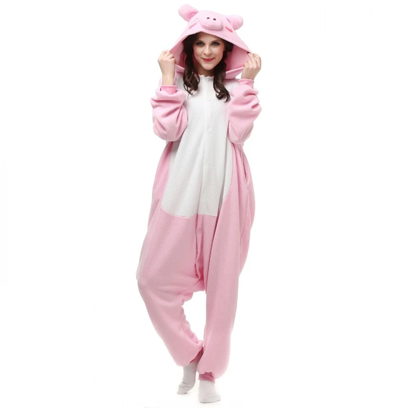 Hot Unisex Unicorn Kigurumi Pajamas Animal Cosplay Costume Jumpsuit Sleepwear US