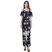 Casual Fashion Women 2 Pieces Set Chiffon Floral Print Shirt Blouse + Loose Wide Leg Pant