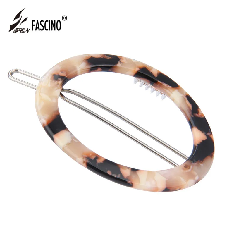 

2017 New Tiara Oval Shape Alloy Hairpins Acetate Barrettes Hair Clips Jewelry For Women Girls Hair Accessories (AG850025)