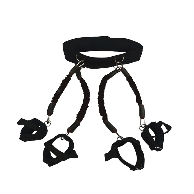 

200lbs Resistance Bands Boxing Fitness Training Belt Leg Strength Exercise SMN88
