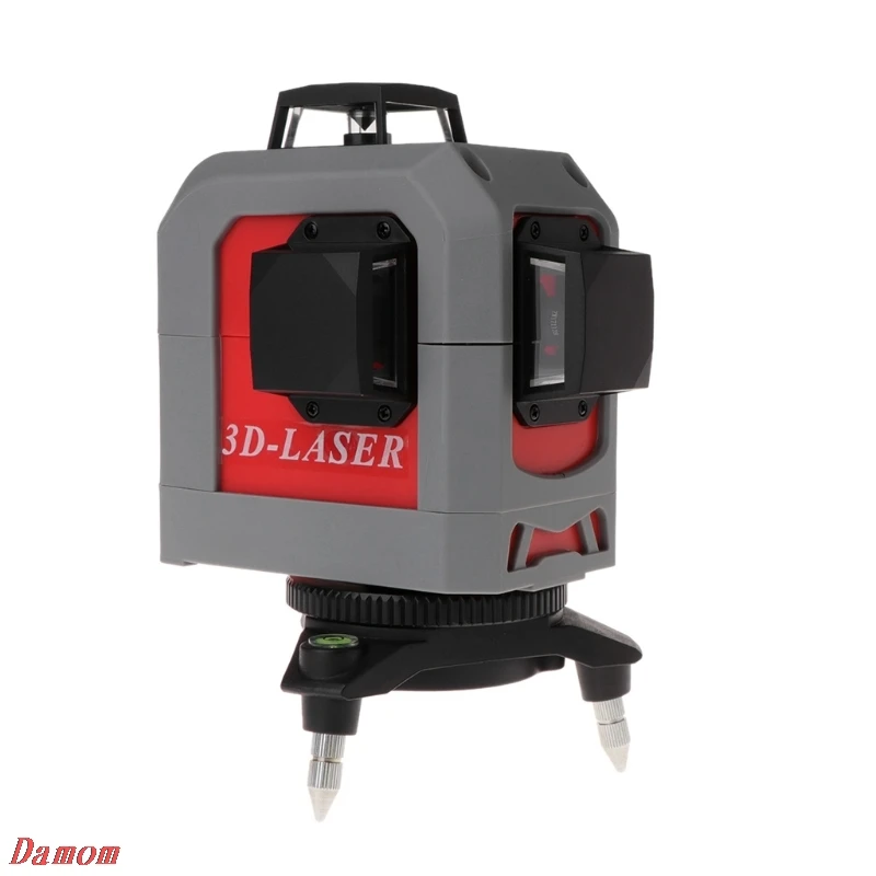 

3D Laser Level 360 Degree 12 Line Self-Leveling Tool 65ft 20m for Construction