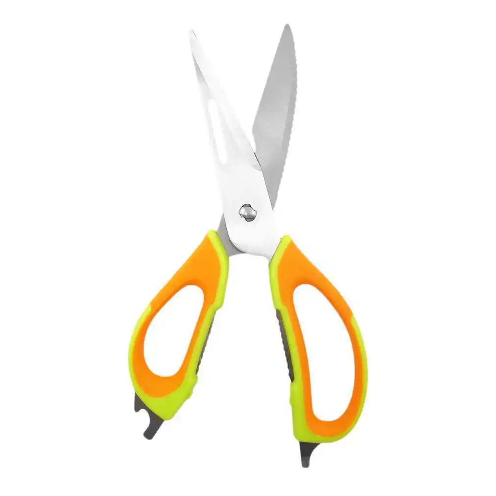 Stainless Steel Multifunctional Kitchen Scissor Multipurpose Home Use Scissor For Peeling Decaping Chicken Cutting