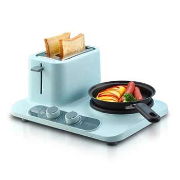

Multifunction Breakfast Machine Household Triple Toaster Toaster Electric Skillet Small Hot Pot
