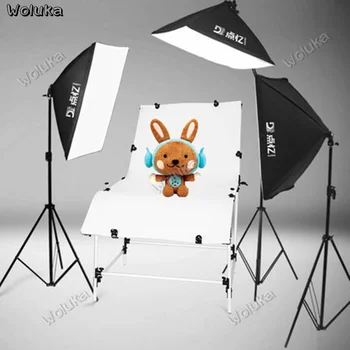 

LED softbox three lamp set small studio Studio Product portrait shooting photo Fill light CD50 T03