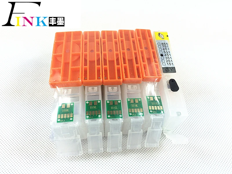 10 sets PGI 550 refill ink cartridge for Canon PIXMA MG6350 MG7150 iP8750 MG7550 with ARC ink