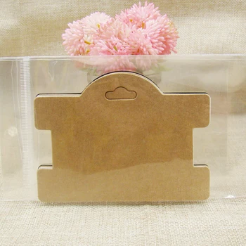 

Hair Band Clip Card1LOT =200 Jewelry Display Card Custom Logo Will Cost Extra Kraft Hair Band Chock Card