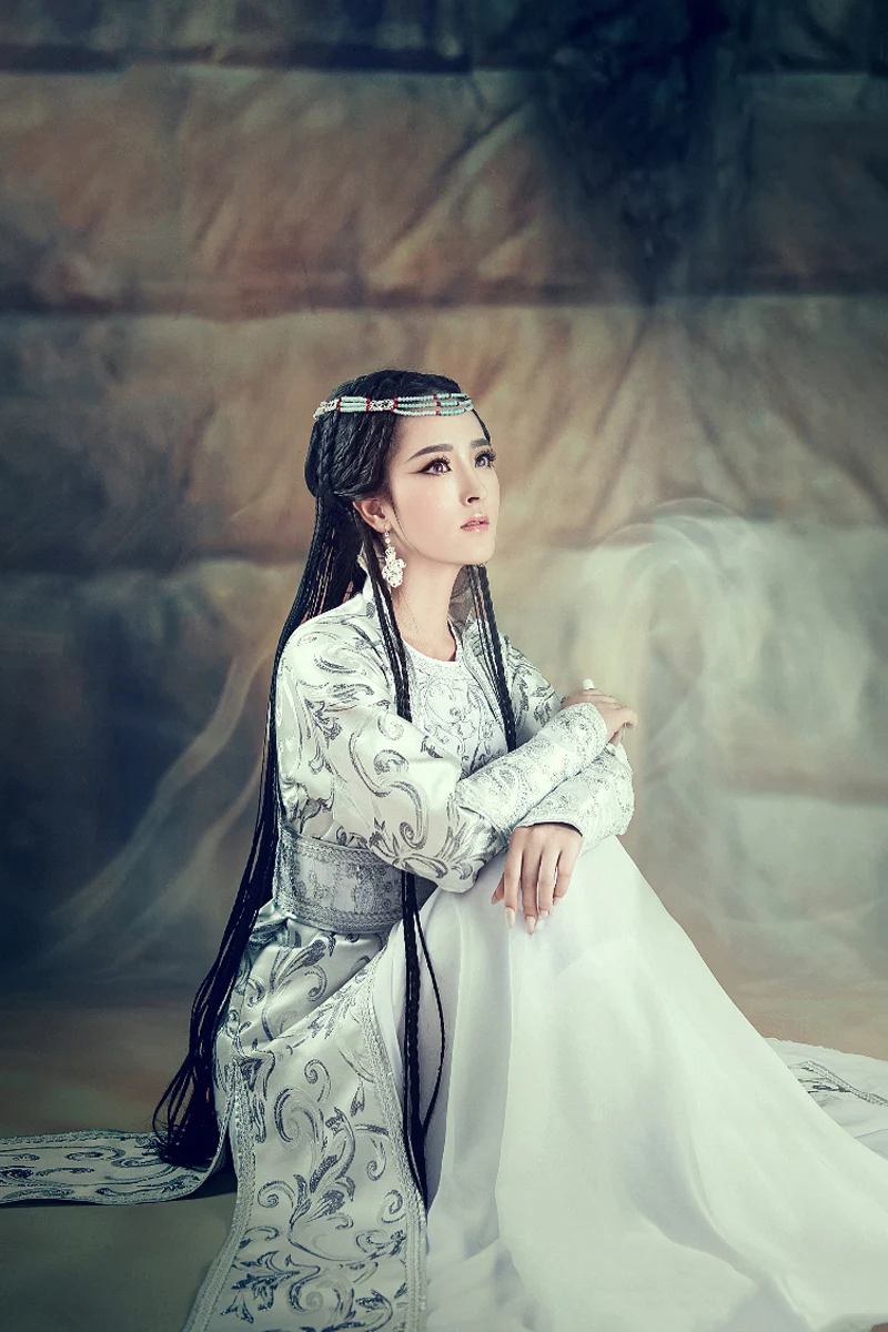 Wang Xiang Si SwordLady Костюм Театральный Shu Shan Zhan Ji Actress Yu Wu Xin аналогичный Дизайнерский Костюм для женщин