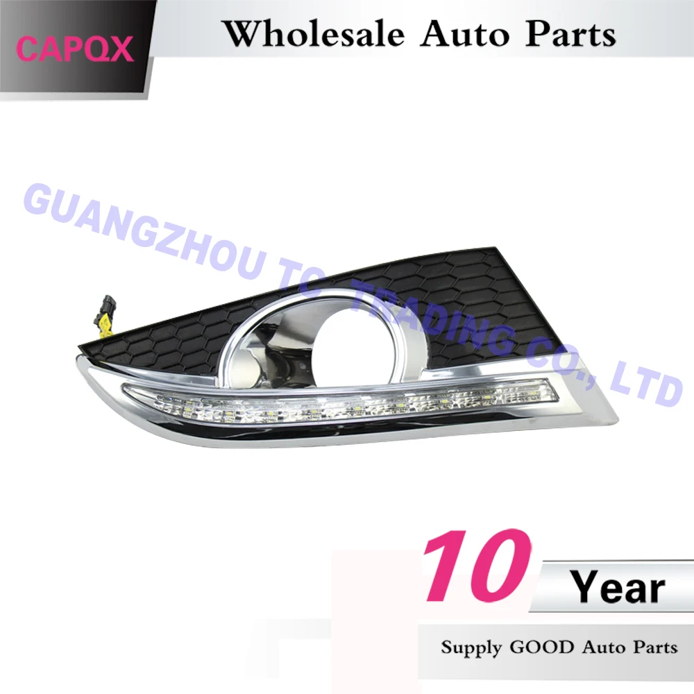 CAPQX 1 пара для Chevrolet Captiva 2011 2012 2013 Светодиодная лампа дневные ходовые огни передние