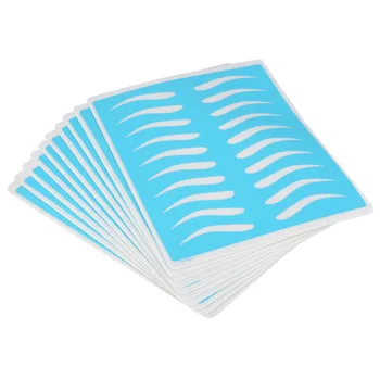 

10pcs Permanent Makeup Eyebrow Tattoo Practice Skin 6"x8" Silicone Blank Fake Skin Tattoo Beginner Traning For Tattoo Needles