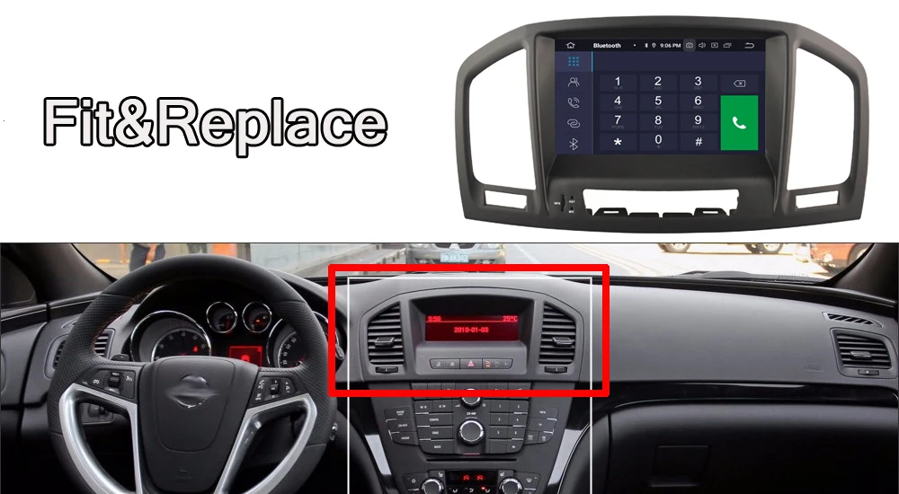 Flash Deal Liislee Android 9 4+32G For Opel Insignia 2008~2014 Stereo Car Video Carplay GPS Navi Map Navigation System Multimedia 9