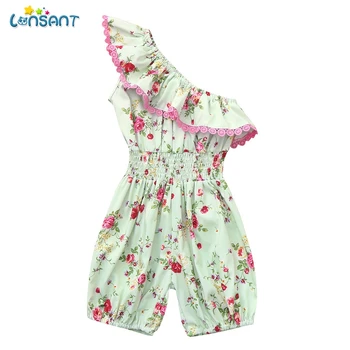 

LONSANT Cute Baby Girl Ruffle Printed Romper Jumpsuit Outfits Sunsuit For Newborn Infant Children Clothes Kid Clothing N30