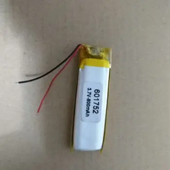 

3.7v li po li-ion batteries 3 7 v Packet 3.7V polymer lithium battery 601752 800