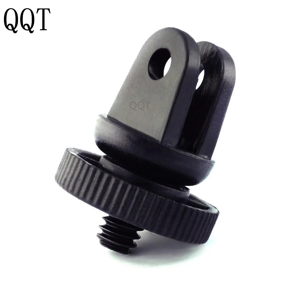 

QQT For Gopro Accessories 1/4 Pipe Hole Mount Adapter for Xiaomi Yi Sjcam Sj4000 Sj5000 Sj7000 Action Camera