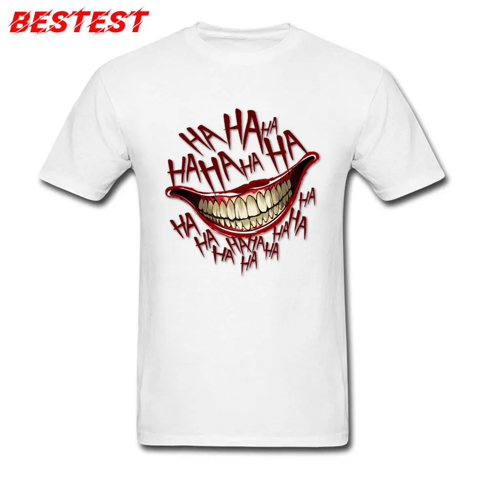 Normal Short Sleeve Tops T Shirt April FOOL DAY O-Neck Pure Cotton Men Tshirts joker harley quinn Normal Tops Shirt Wholesale joker harley quinn white