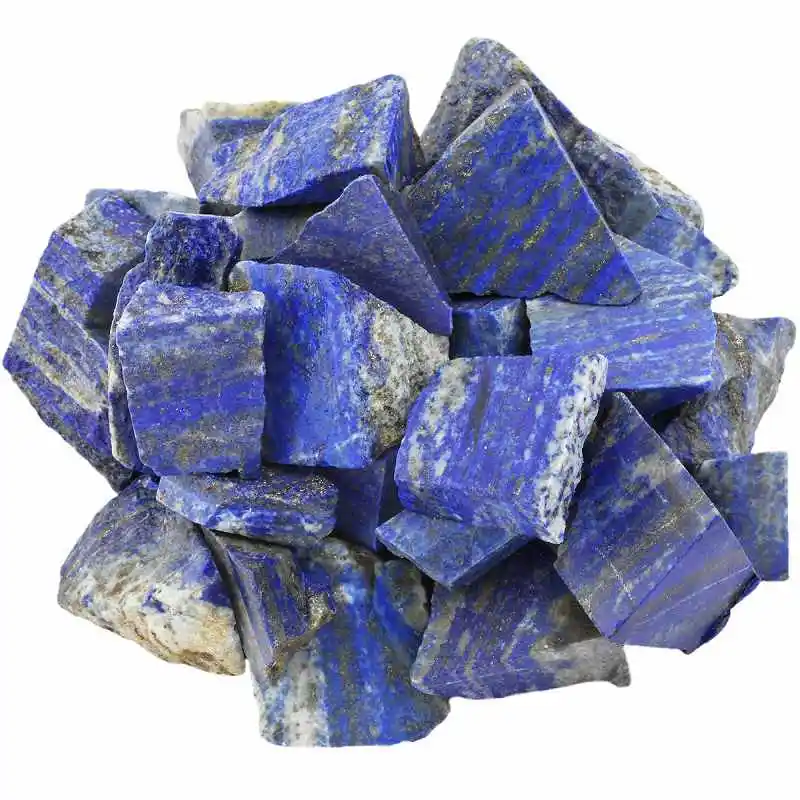 TUMBEELLUW 1lb(460 г) натуральный кристалл кварца необработанный камень, необработанные камни неправильной формы для кабирования, кувырки, резки, лапидария - Цвет: Lapis Lazuli