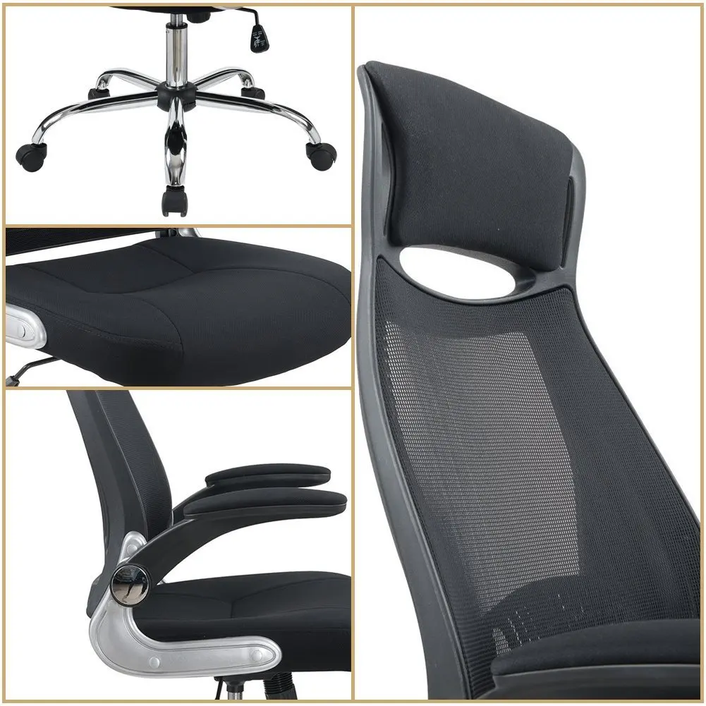 Ergonômico Giratória Malha Cadeira de Trabalho de