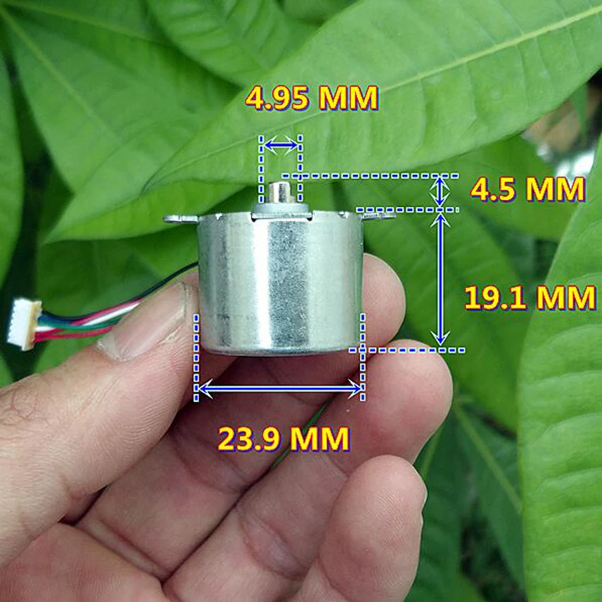 24BYJ DC 5V шаговый двигатель 2 фаза 6 проводов механизм угол двигателя: 5 625|Шаговый
