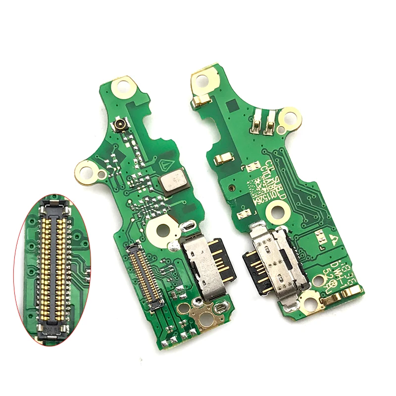 

10Pcs/Lots Dock Connector Micro USB Charger Charging Port Flex Cable Board With Microphone For Nokia 7.1