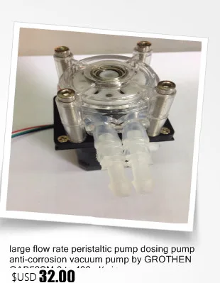 Большой расход перистальтического насоса дозирующий насос антикоррозийный вакуумный насос GROTHEN от 0 до 400 мл/мин