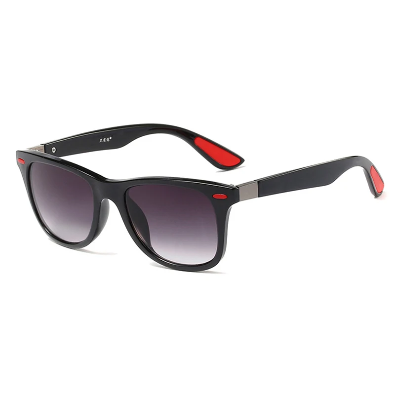 WOWSUN роскошные квадратные солнцезащитные очки для женщин Брендовая дизайнерская обувь летние оттенки черного Винтаж негабаритных солнцезащитные очки Для женщин женские A776 - Цвет линз: C4 Black-Gray
